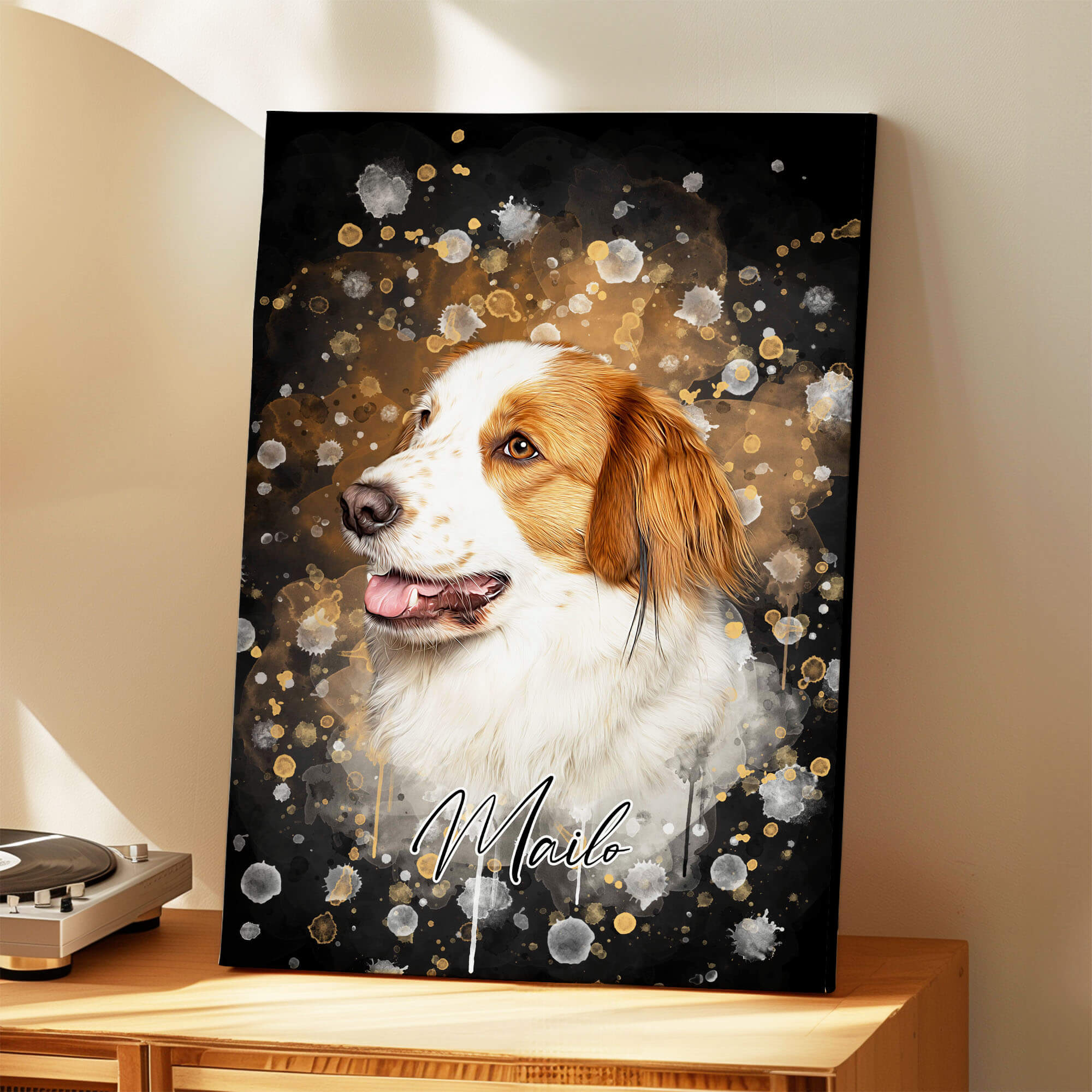Dierenportret in Waterverf