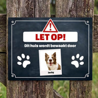 Let op! - Donkerblauw
