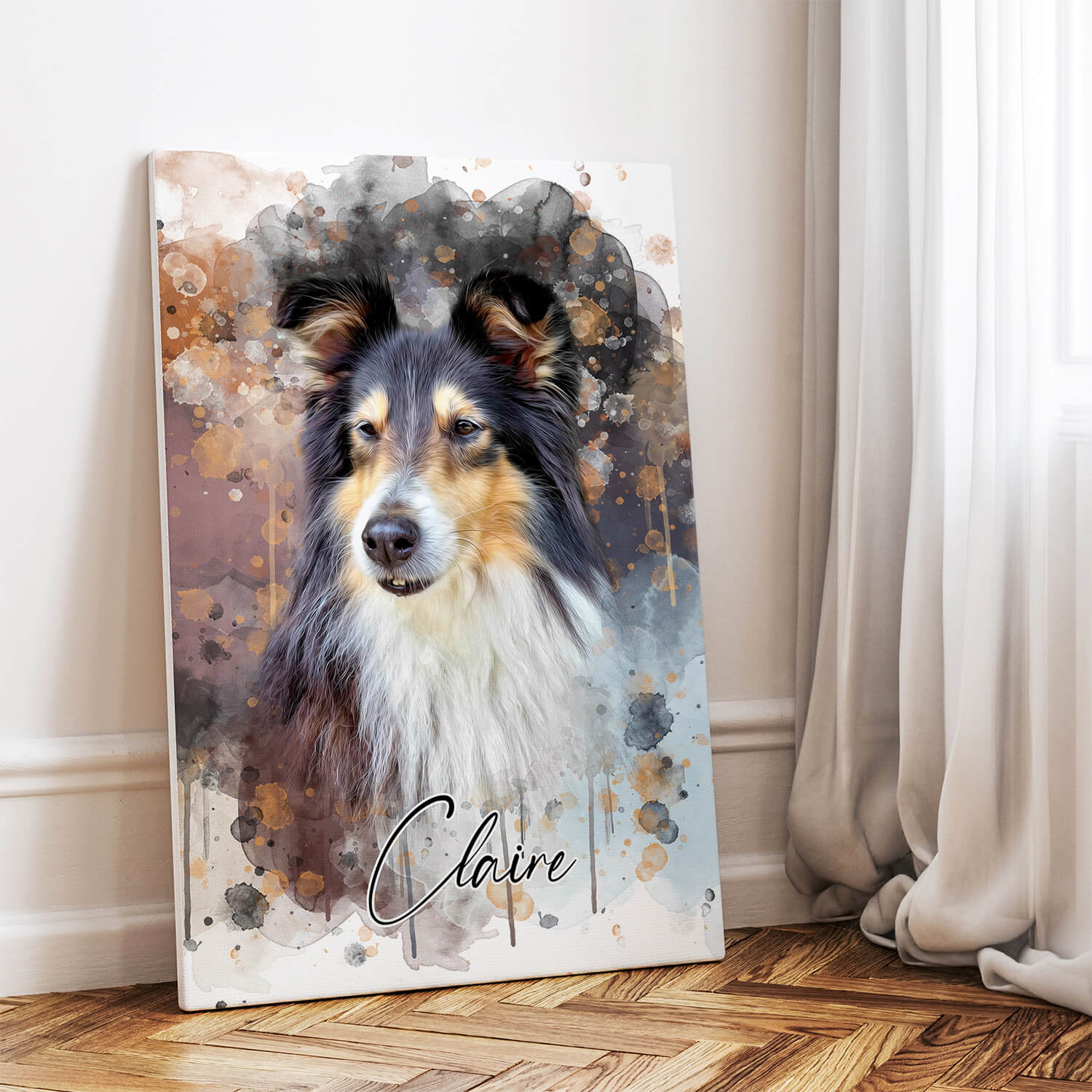 Dierenportret in Waterverf